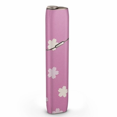 igsticker IQOS3 multi 専用 デザインスキンシール アイコス マルチ ステッカー 電子 たばこ アクセサリー 花　フラワー　ピンク 006988