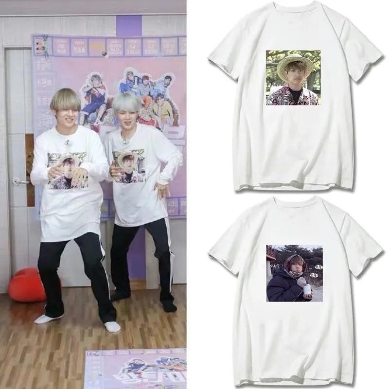 BTS(防弾少年団) V Tシャツ 半袖 打歌服 応援服 グッズ レディース