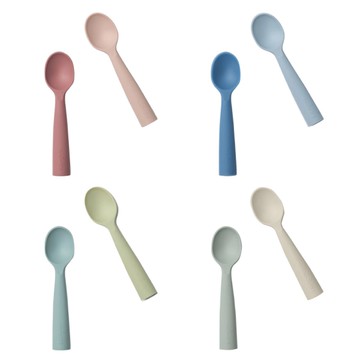 Miniware 矽膠湯匙組(多色可選)學習湯匙 兒童餐具