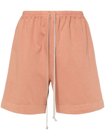 Rick Owens DRKSHDW - drawstring-waistband cotton shorts - women - Cotton - M - Pink