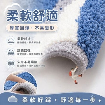 快速出貨🐲 墊浴室墊 吸水防滑蓬鬆浴室地墊 家用廁所門口洗手間腳墊 吸水脚踏墊 仿羊絨 40*60丨50*80cm