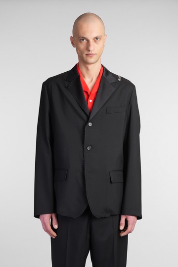 Marni Blazer In Black Wool