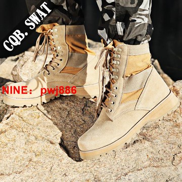 [台灣公司貨 可開發票]夏季透氣高幫系帶英倫風情侶馬丁靴男女復古休閑機車沙漠靴雪地靴