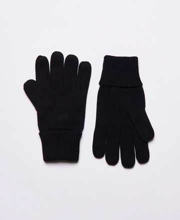 Superdry Men's Men's Vintage Logo Gloves Black - Size: 1SIZE