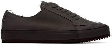 YOHJI YAMAMOTO 灰色未收边运动鞋