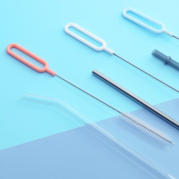 吸管刷奶嘴刷清潔細加長洗吸管小刷子360度旋轉清洗工具毛刷神器