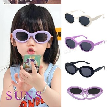 【SUNS】兒童偏光太陽眼鏡 時尚橢圓休閒墨鏡 輕量矽膠超彈性 抗UV400 S196