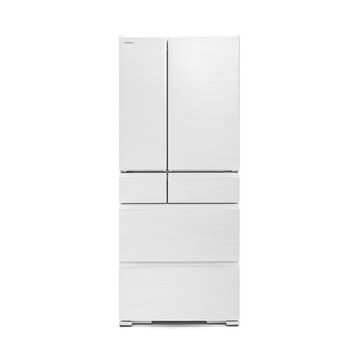 【HITACHI 日立】R-TSF62WJ-HWH 610L 變頻六門冰箱 月光白｜含基本安裝【三井3C】