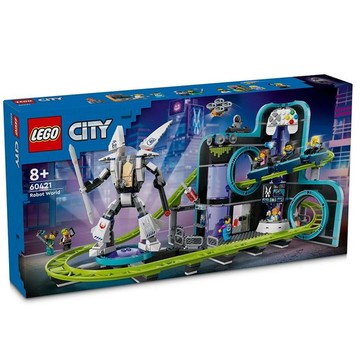 LEGO 樂高  城市系列 60421 機器人世界雲霄飛車樂園