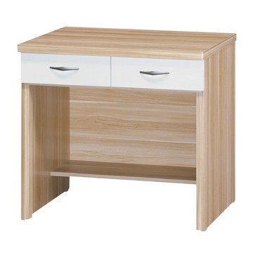 【綠活居】蒙特維  時尚2.7尺二抽電腦桌-82x61x77cm免組