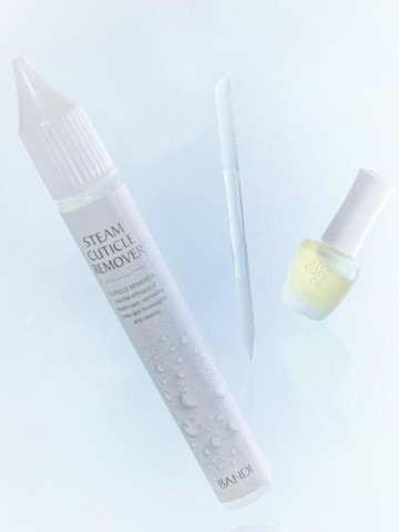 Steam Cuticle 3-Step Care Kit Nail (Remover, Cuticle Oil, Pusher)