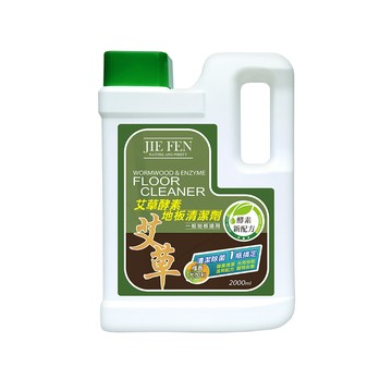 Jie Fen 艾草酵素地板清潔劑2000mlX5入組