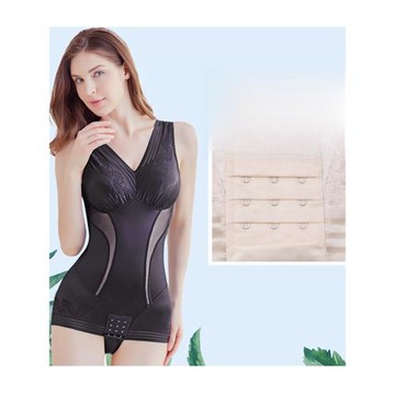免穿文胸塑身衣連體產后收腹提臀收肚子無痕美體塑形內衣薄款夏季
