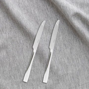 義大利 Sambonet｜ Sintesi 不鏽鋼 點心刀 2入環保裸裝 /208mm