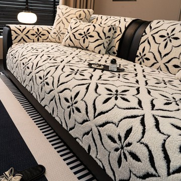 新款 北歐風沙發墊 防滑 防貓抓沙發墊套 舒棉絨 一片式全蓋 沙發坐墊蓋布 靠背巾