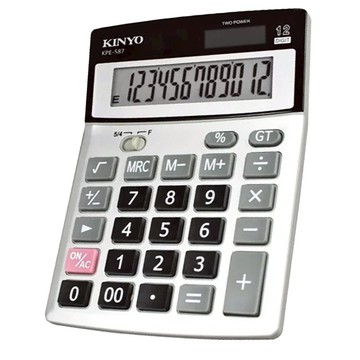 KINYO 桌上型12位計算機 KPE587