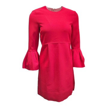 PINKO紅色喇叭袖洋裝