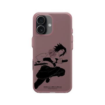 iPhone 17 Clear (相機按鈕) 晶醺玫 - 火影忍者 Naruto - 素描系列-Sasuke