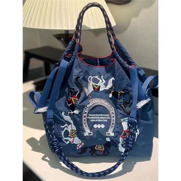 日本ball chain包環保購物袋單肩手提包女斜挎登山健身電腦通勤包