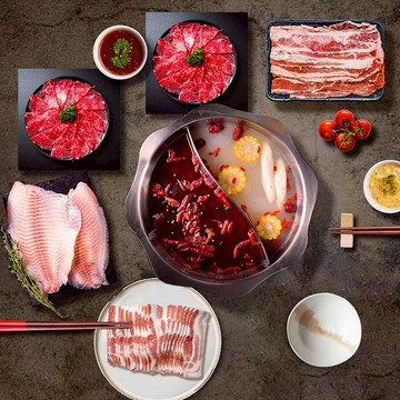 【漢克嚴選】平價火鍋組(嫰肩火鍋肉片/牛五花/鯛魚片/豬五花)