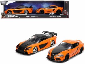 JADA TOYS 32 ワイルドスピード ハン マツダRX-7  トヨタ GR スープラ 2台セット FF Twin Pack Hans Mazda RX7  Hans Toyota Supra