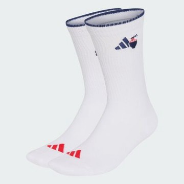 【adidas 愛迪達】 中筒襪 2 雙入 男/女 KS4146