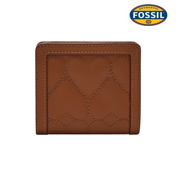 【FOSSIL 官方旗艦館】Logan 真皮 短夾-棕色 SL10097388