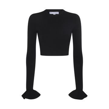 J.w. Anderson - Black Viscose Blend Top