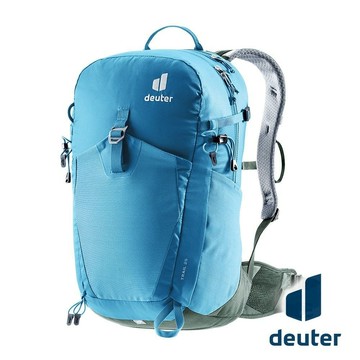 【德國 deuter】TRAIL輕量拔熱透氣背包『藍』3440524 戶外 露營 登山 健行 休閒 時尚 運動 旅遊 背包 後背包