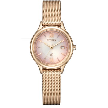 CITIZEN 星辰錶 EW2635-54W xc系列 Sakura Pink 櫻花粉紅光動能女錶/28mm
