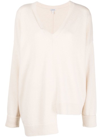 Loewe Asymmetric V-Neck Sweater
