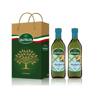 【廠商直送】Olitalia奧利塔玄米油禮盒組750ml-2入