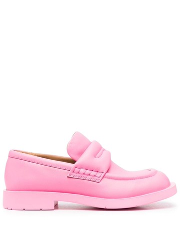 CamperLab - Mil 1978 padded leather loafers - unisex - Leather/Leather/other fibers/Rubber - 38 - Pink