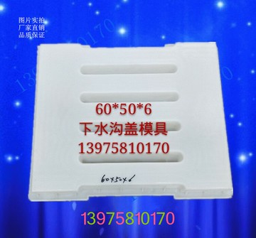 60x50x6漏水溝蓋水篦子高速公路鐵路市政馬路下水道混凝土塑料模