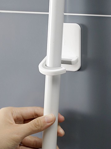 拖把掛鉤神器免打孔拖把掛架衛生間強力粘膠壁掛拖把夾拖布收納架