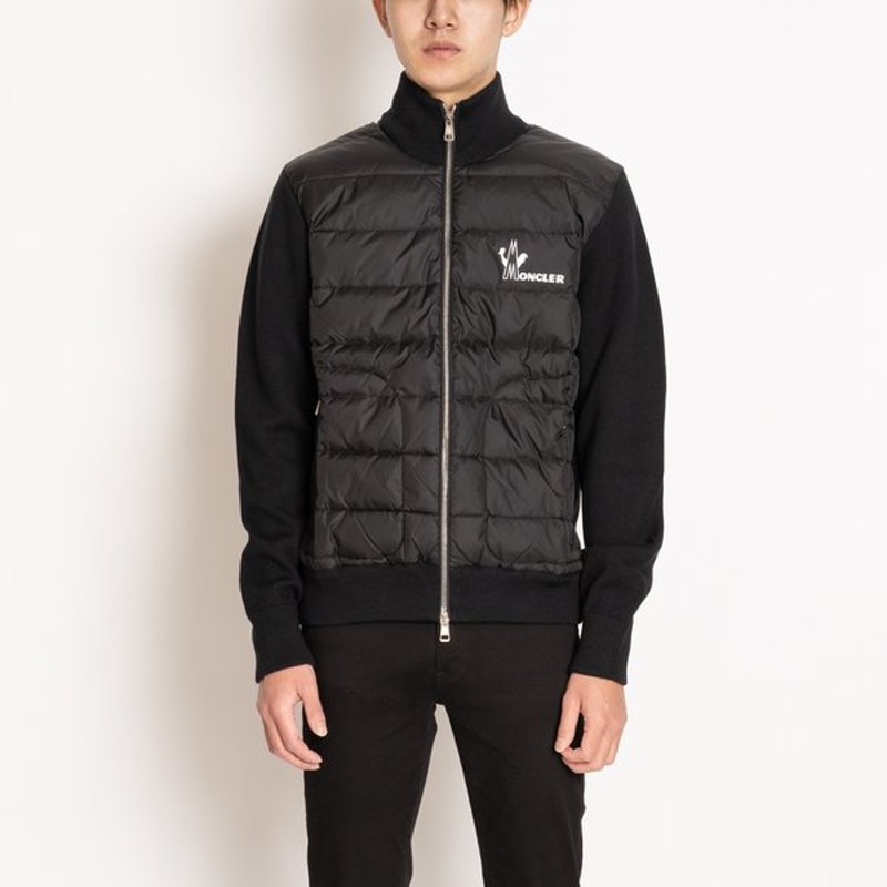 新品未使用 MONCLER ニットコンビダウンカーディガン S-