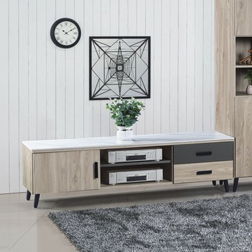 AS DESIGN雅司家具-赤水天然岩板石面5.3尺電視櫃-160×40×47cm