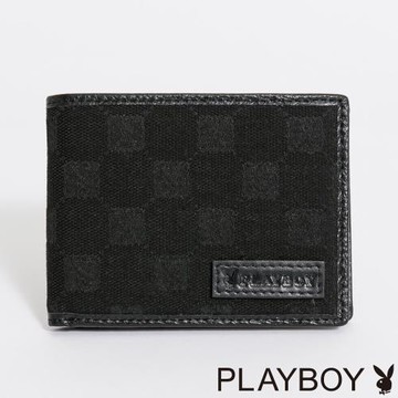 PLAYBOY - 基本短夾 Modish系列 - 黑色