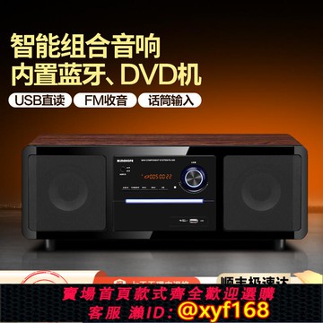 {可打統編 保固一年}KingHope君豪概念PA350家用DVD/CD一體組合音響藍牙收音桌面音箱