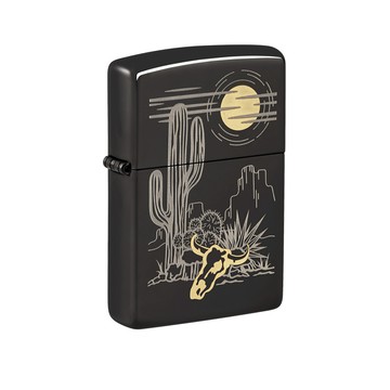 Zippo 【官方旗艦店】Western Design 西部沙漠防風打火機