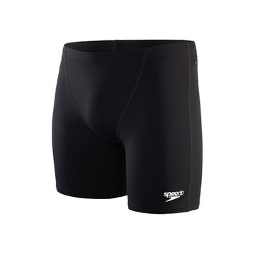 SPEEDO 男運動四角泳褲 V CUT-游泳 泳裝 平口泳褲 SD8135420001 黑