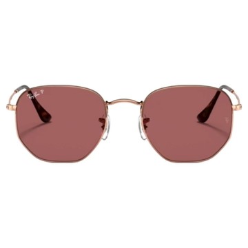 Ray-Ban 雷朋 金屬框偏光鏡片太陽眼鏡 RB3548N-9202AF  145mm  拋光 玫瑰金色