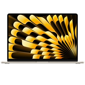 Apple 15 吋 MacBook Air Apple M3 晶片配備 8 核心 CPU 與 10 核心 GPU - 星光色 (整修品)