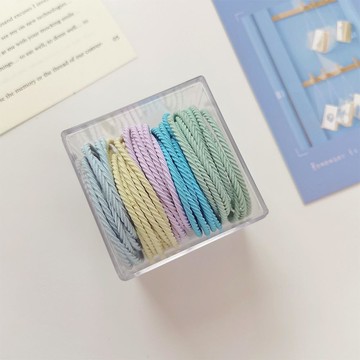 高彈力橡皮髮圈-馬卡龍色