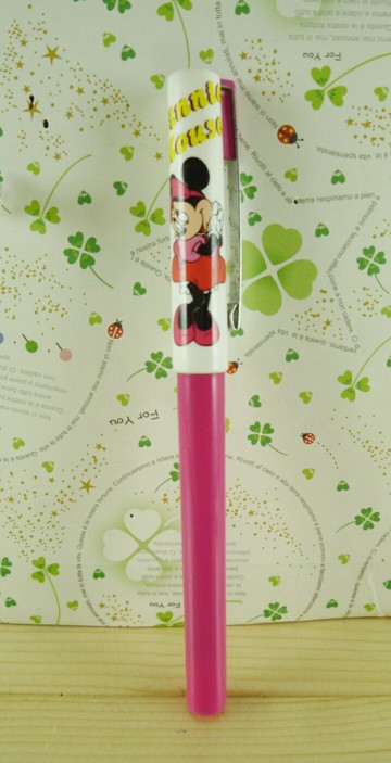 【震撼精品百貨】Micky Mouse 米奇/米妮  原子筆-粉-水性筆 震撼日式精品百貨