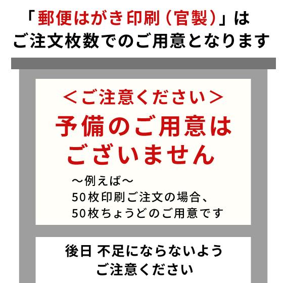 喪中はがき 寒中見舞い 印刷 90枚 官製 郵便ハガキ 用紙 年賀欠礼 名入れ 帰蝶堂