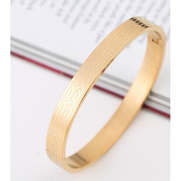 C3232 如意圖騰手鐲 防過敏 316L鈦鋼 圓形鋼手環 中國風 復古 鋼手鍊 不生鏽手鏈