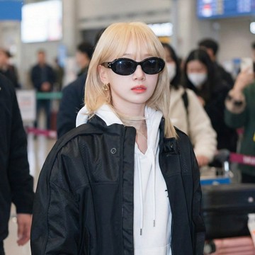 金采源同款眼鏡 Jennie 造型眼鏡 男女可戴 橢圓眼鏡 圓形眼鏡 LE SSERAFIM 週邊 9018