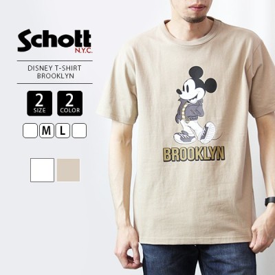 Schott Tシャツ ショット Tシャツ ミッキー Disney ディズニー T Shirt Brooklyn 067 通販 Lineポイント最大get Lineショッピング