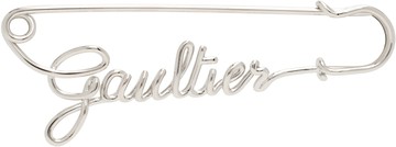 Jean Paul Gaultier 银色 The Gaultier 胸针